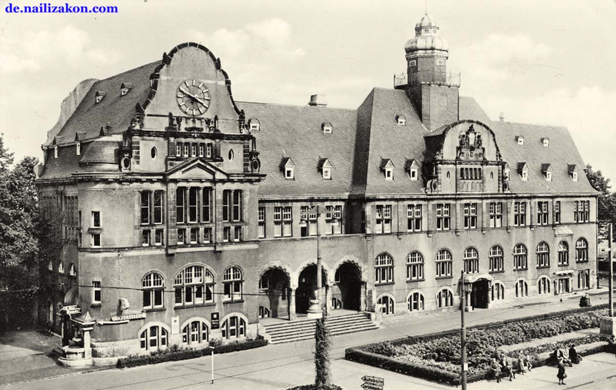 Leverkusen. Wiesdorf - Rathaus, 1955