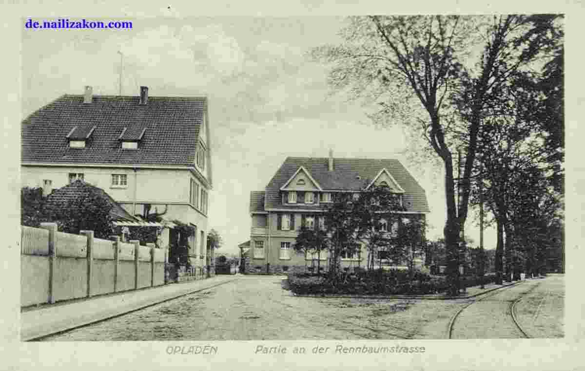 Leverkusen. Rennbaumstraße, 1924