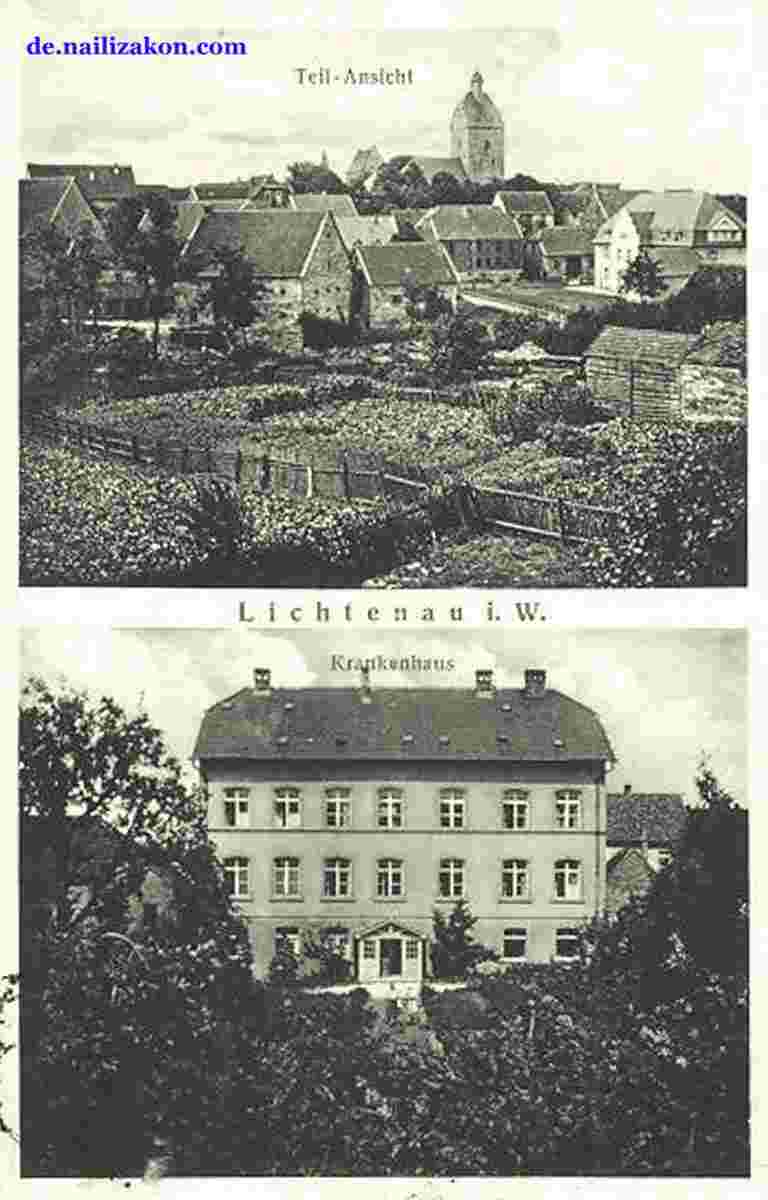 Lichtenau. Krankenhaus, 1935
