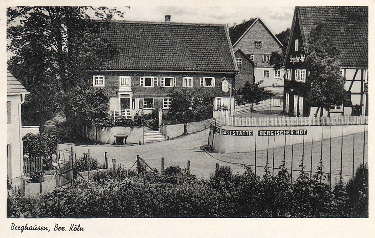 Lindlar. Berghausen - Gaststätte Bergischer Hof