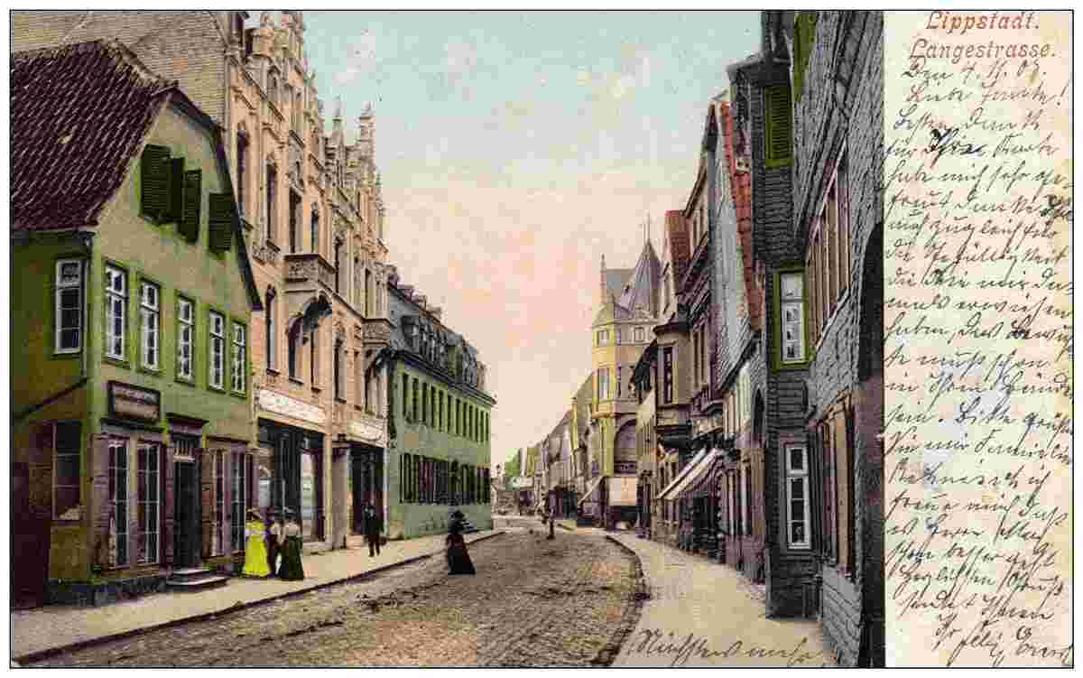 Lippstadt. Lange Straße, 1903