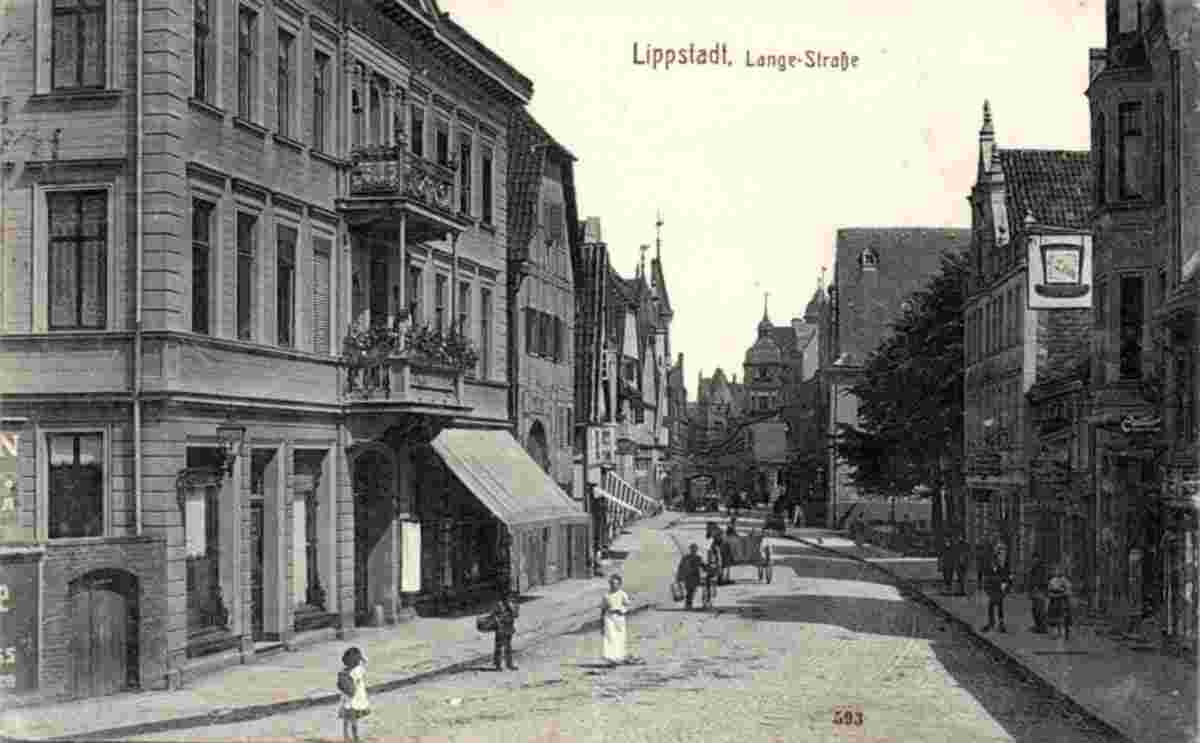 Lippstadt. Lange Straße, 1913