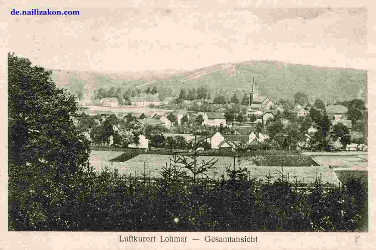 Lohmar. Panorama der Stadt, 1926