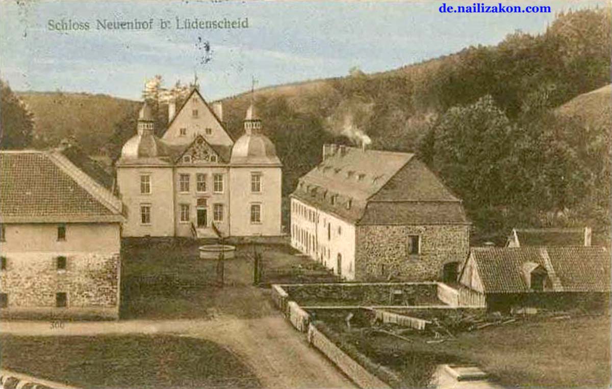 Lüdenscheid. Schloß Neuenhof bei Lüdenscheid, 1911
