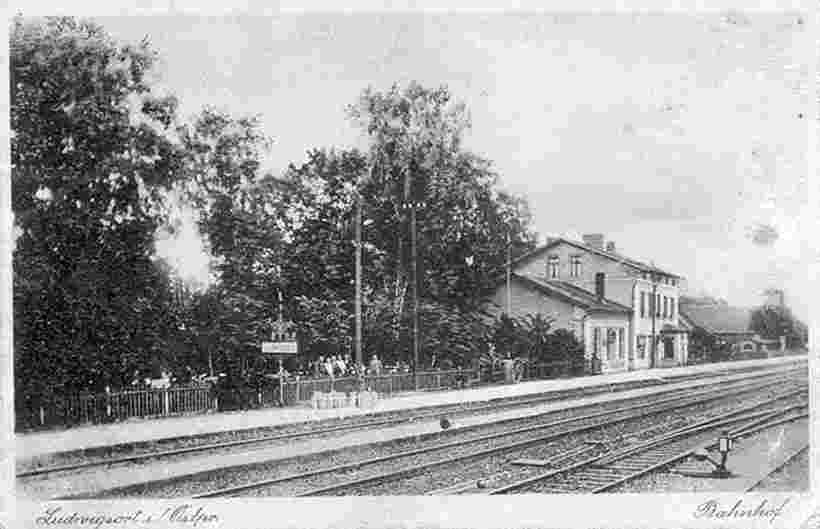 Ludwigsort. Bahnhof, 1900-1915