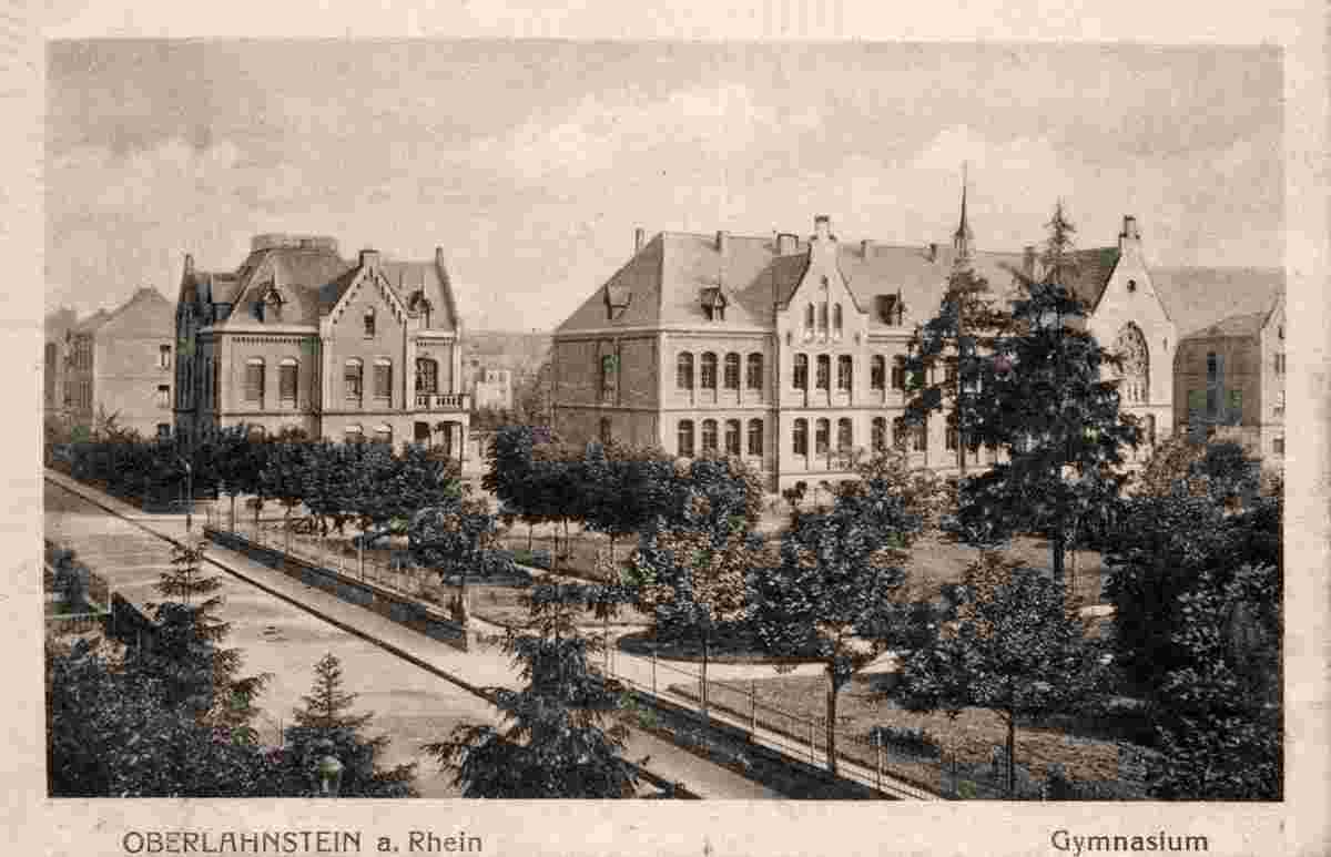 Lahnstein. Oberlahnstein - Gymnasium, 1918