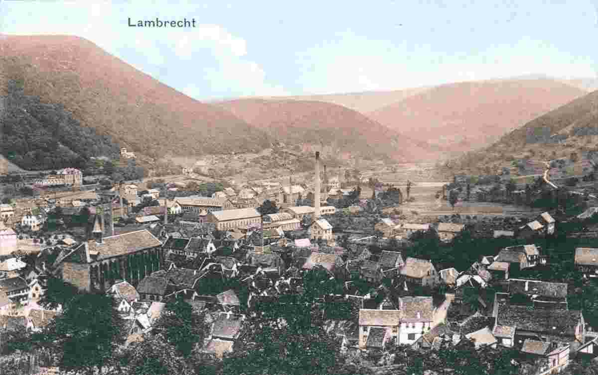 Lambrecht. Panorama der Stadt