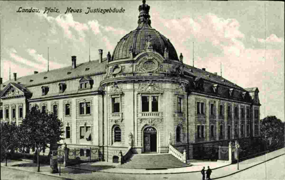 Landau. Neuen Justizgebäude, 1919