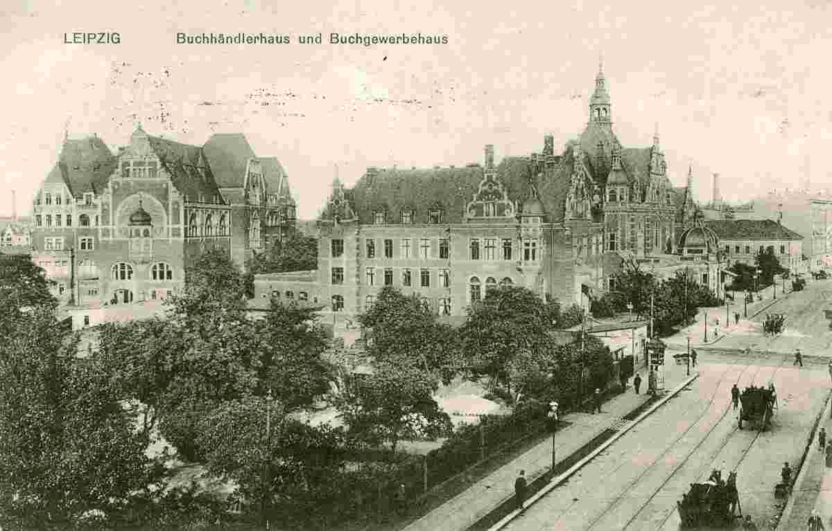 Leipzig. Buchhändlerhaus und Buchgewerbehaus, 1914