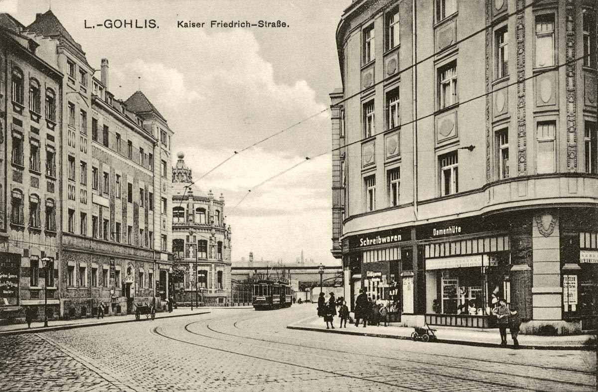 Leipzig. Kaiser-Friedrich-Straße, 1920