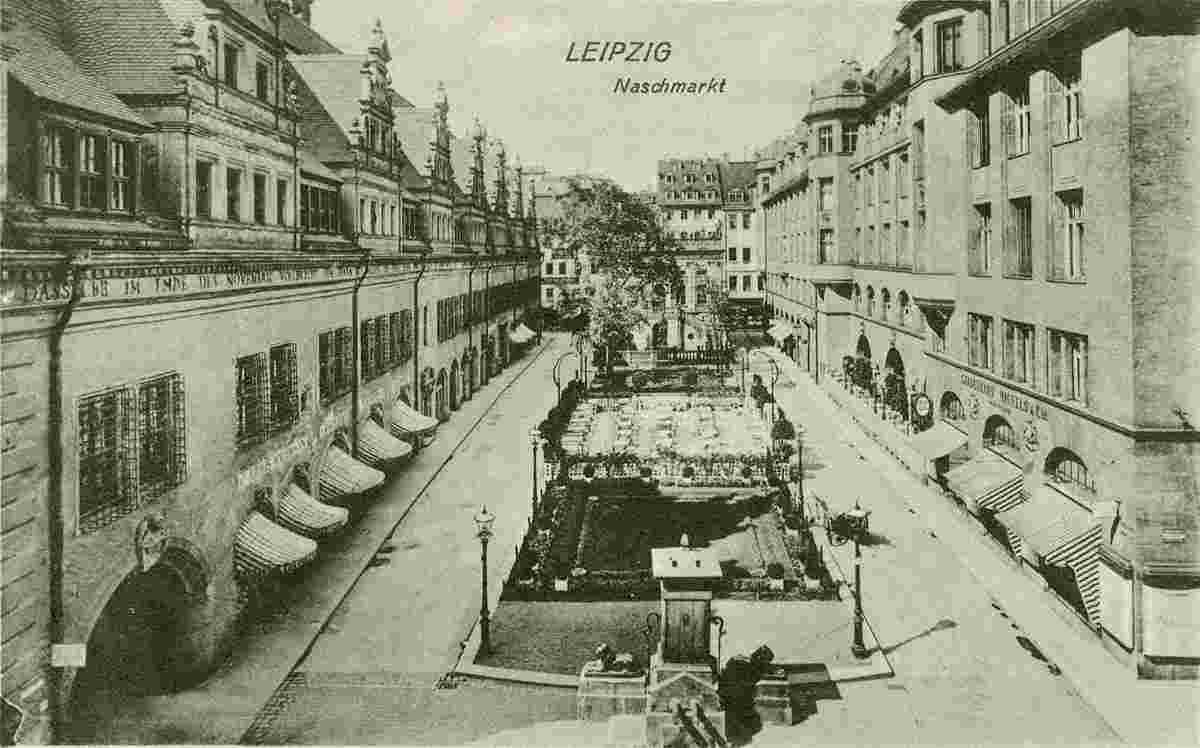 Leipzig. Naschmarkt, 1915
