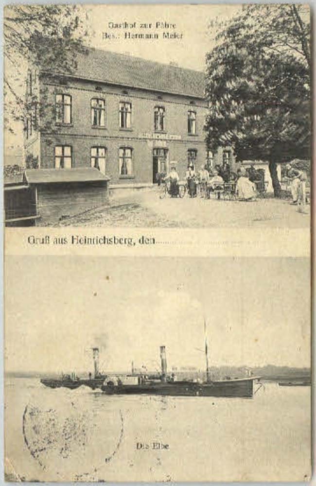 Loitsche-Heinrichsberg. Heinrichsberg - Gasthof zur Fähre, besitzer Hermann Meller