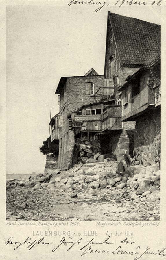 Lauenburg (Elbe). An der Elbe, 1904