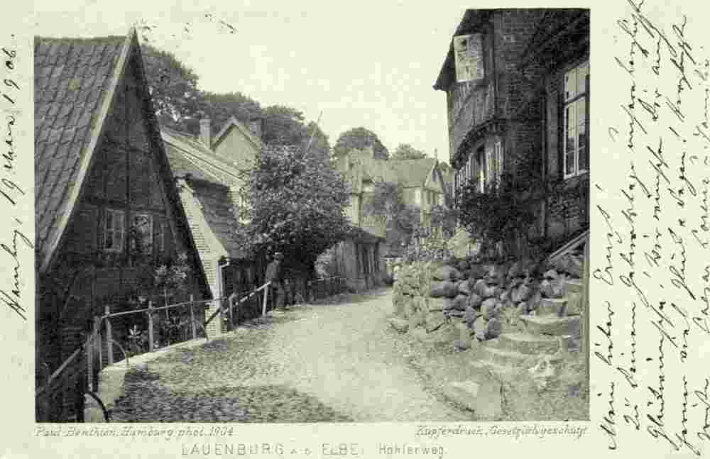 Lauenburg. Hohlerweg, 1904