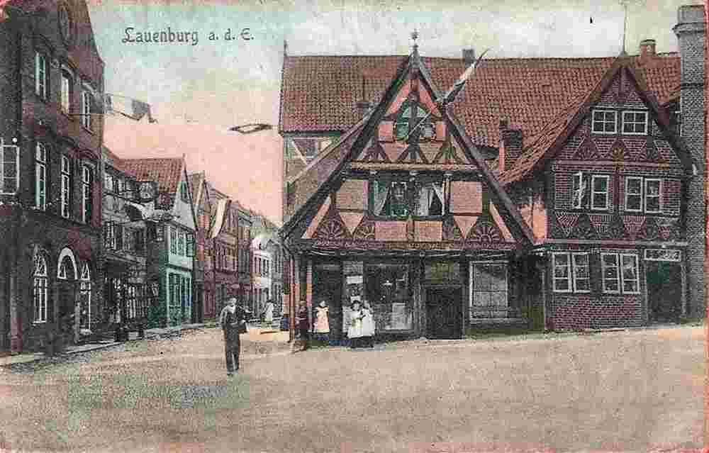 Lauenburg. Marktplatz, 1907