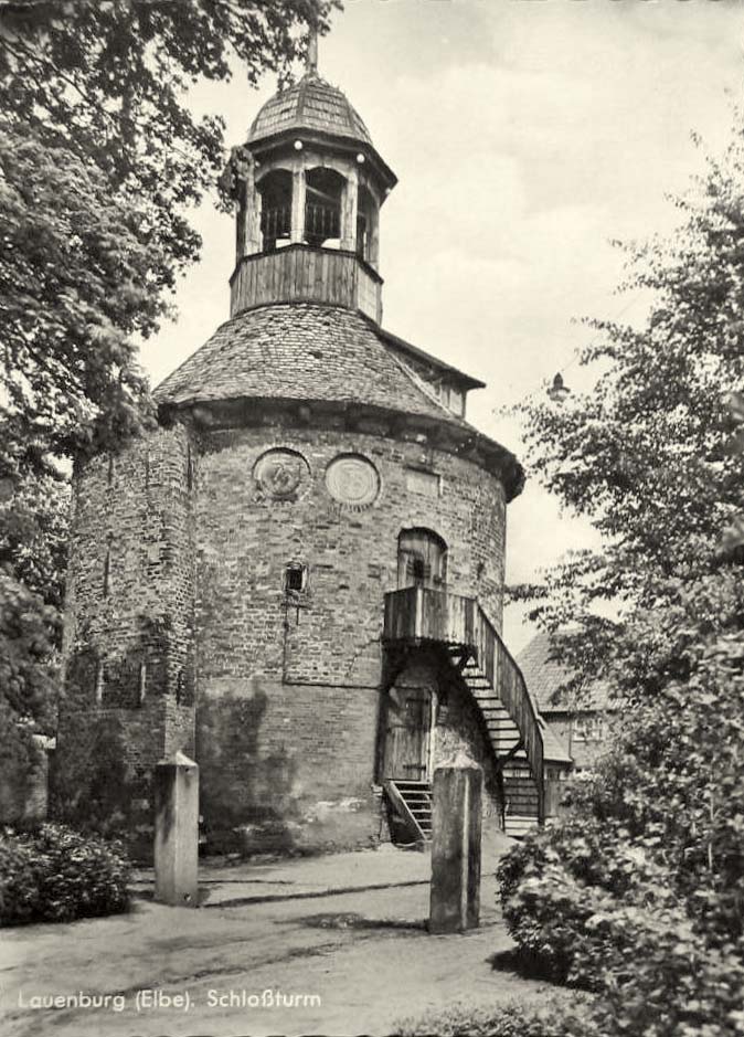 Lauenburg (Elbe). Schloßturm, 1957