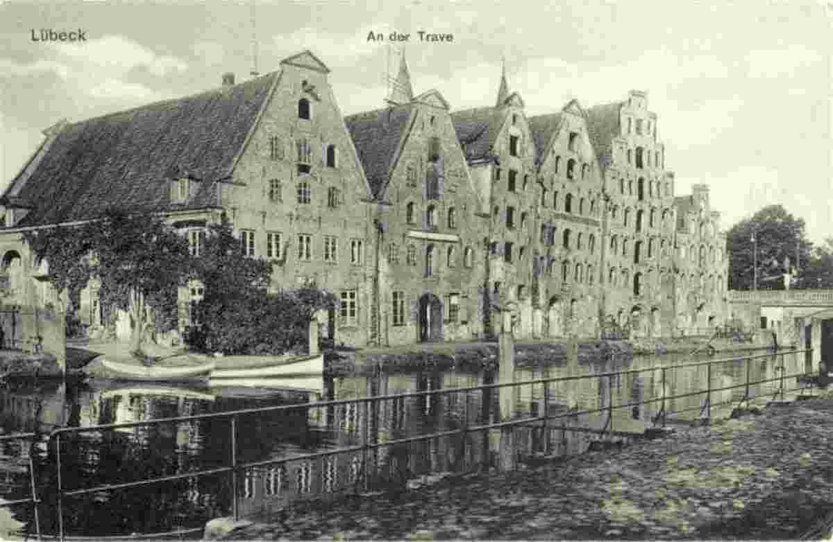 Lübeck. An der Trave, 1904
