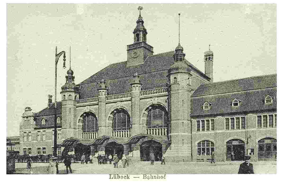Lübeck. Bahnhof