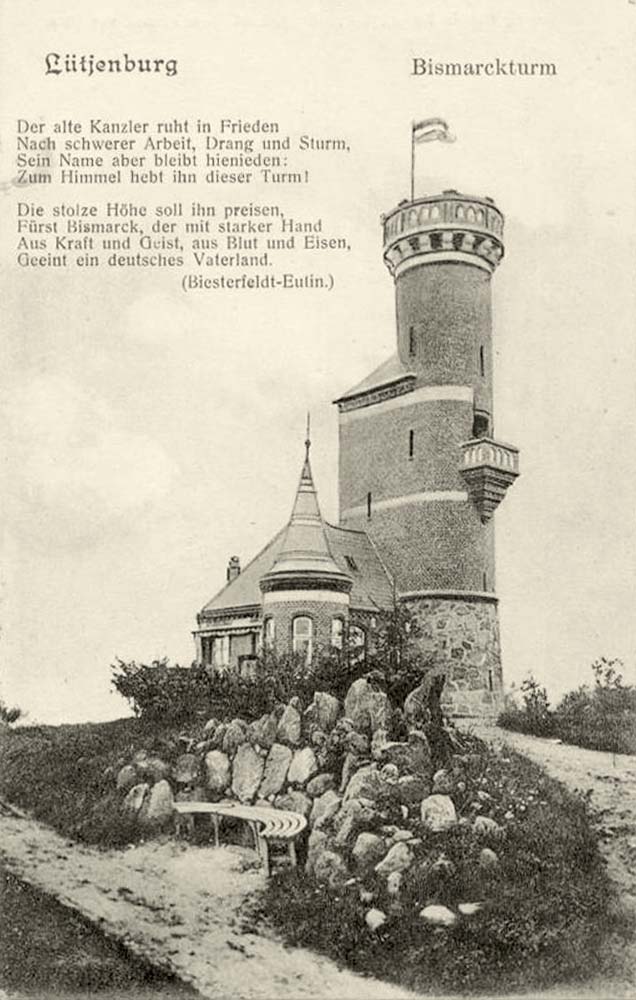 Lütjenburg. Bismarckturm, 1909