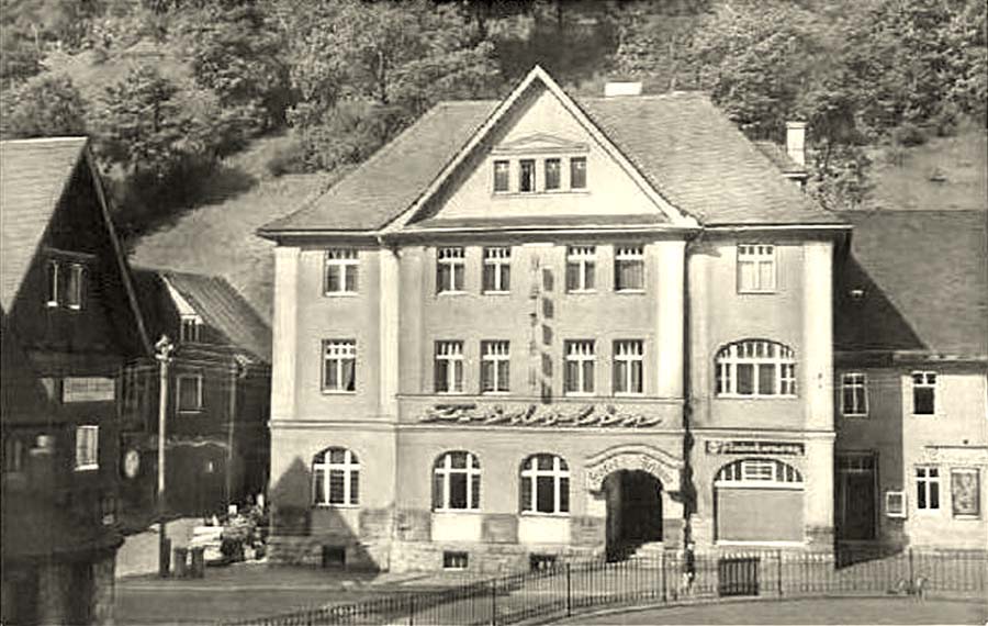 Lauscha. Hotel Fridolin, 1970