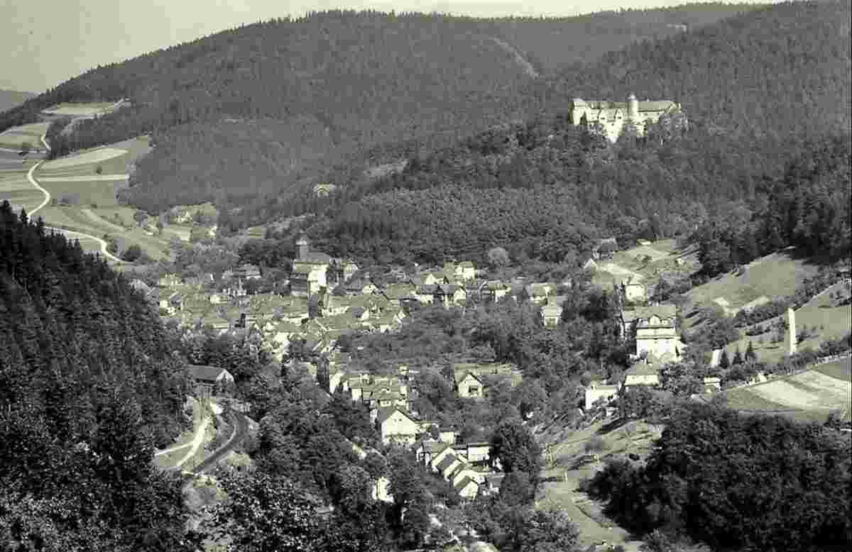 Leutenberg. Panorama der Stadt