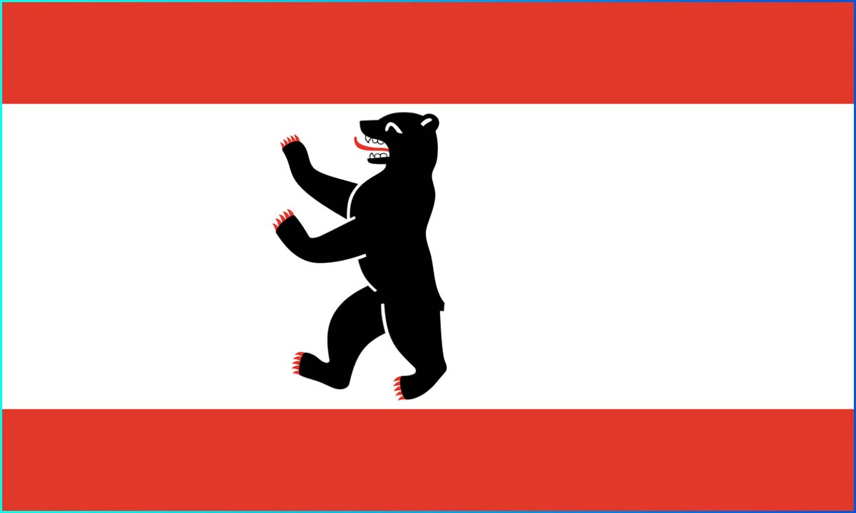 Landesflagge Land Berlin
