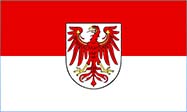 Landesflagge Land Brandenburg