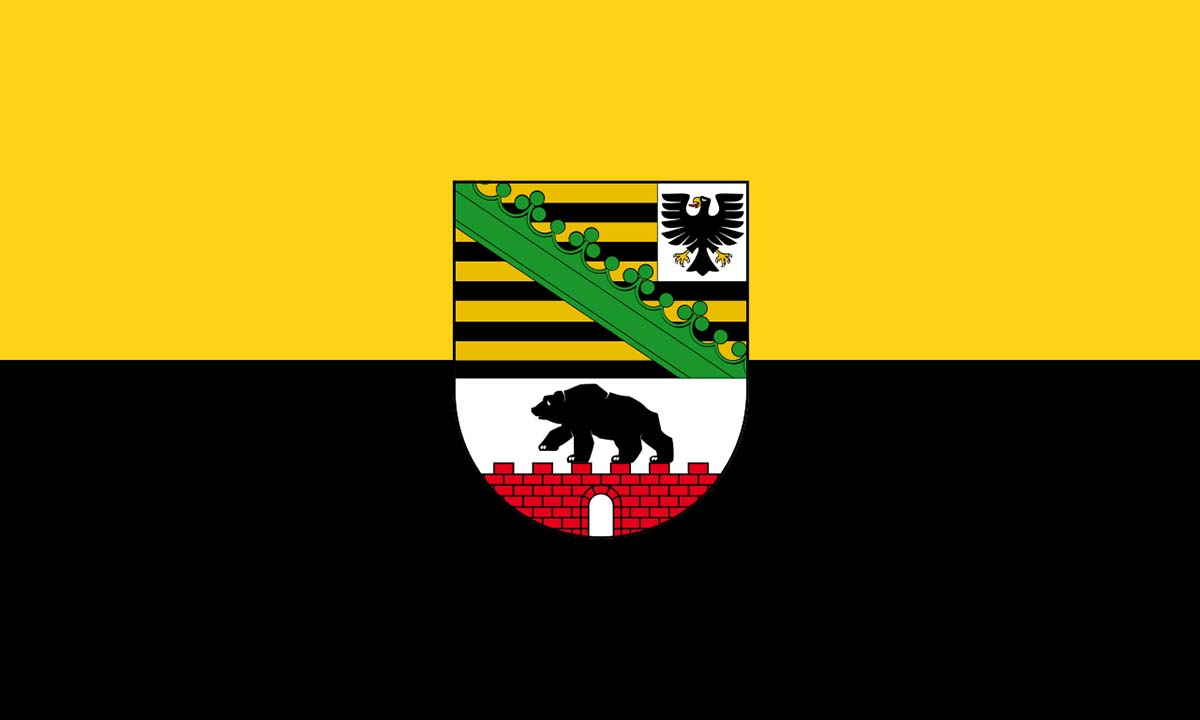 Landesflagge Land Sachsen-Anhalt