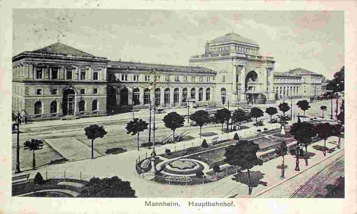 Mannheim. Hauptbahnhof, 1931