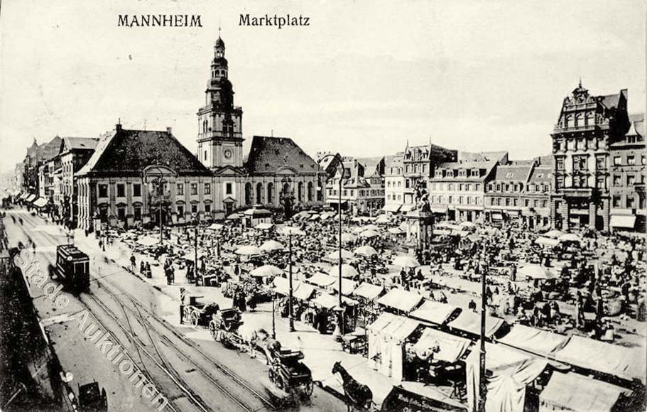 Mannheim. Marktplatz