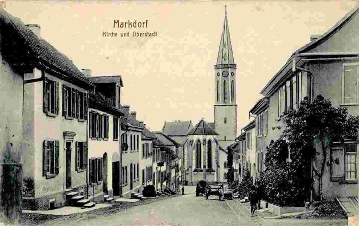 Markdorf. Kirche und Oberstadt