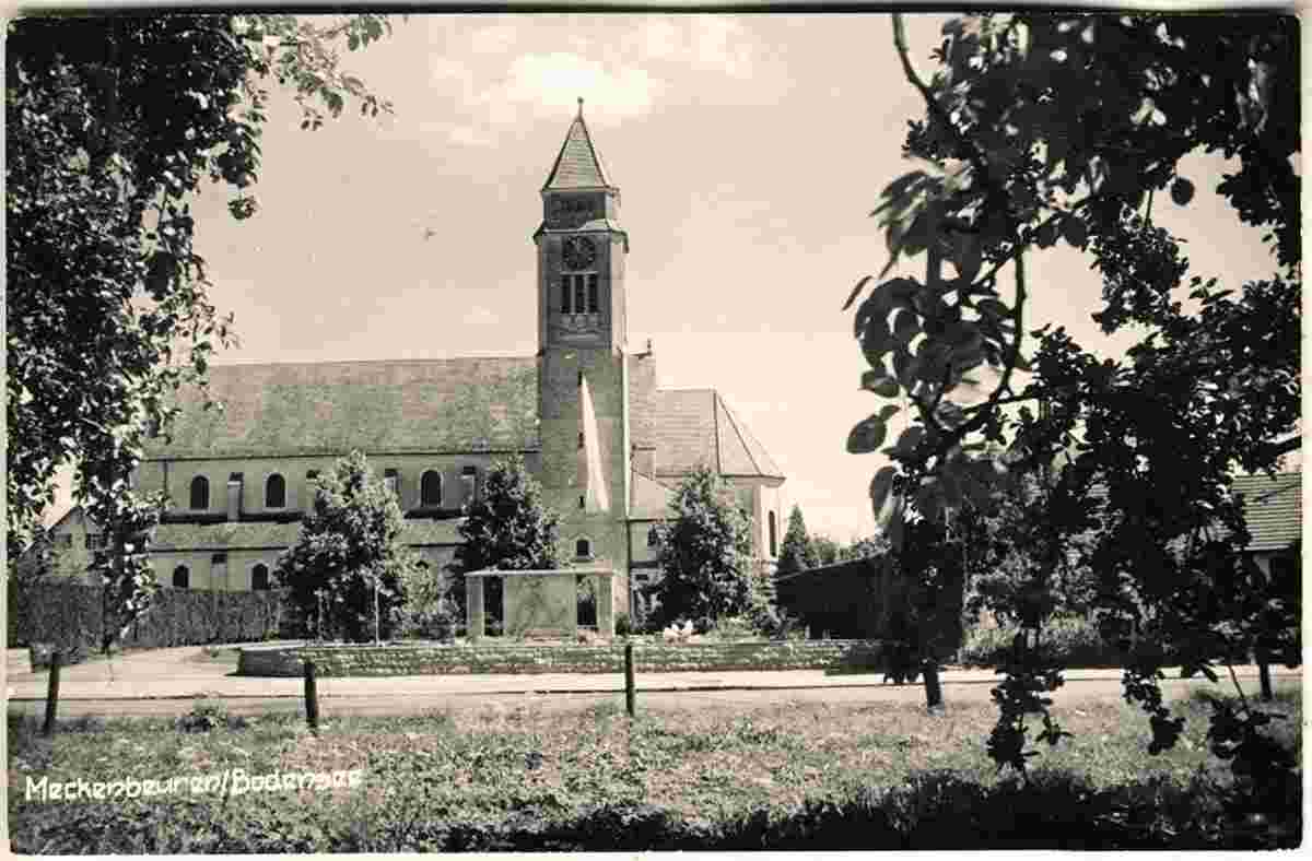 Meckenbeuren. Kirche, 1960