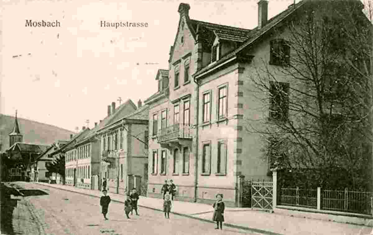 Mosbach. Hauptstraße, 1911