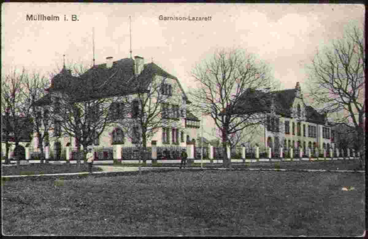 Müllheim. Garnison-Lazarett, 1915