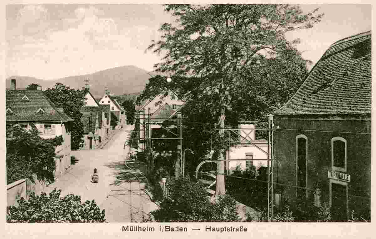 Müllheim. Hauptstraße, 1916