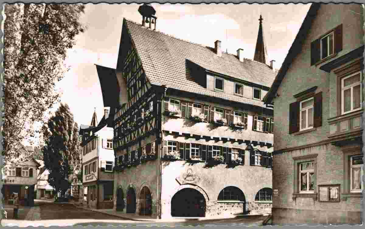 Münsingen. Rathaus, 1955