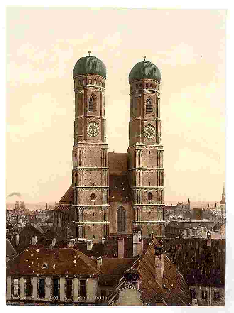 München. Frauenkirche - die höchste Kathedrale, Symbol der Stadt
