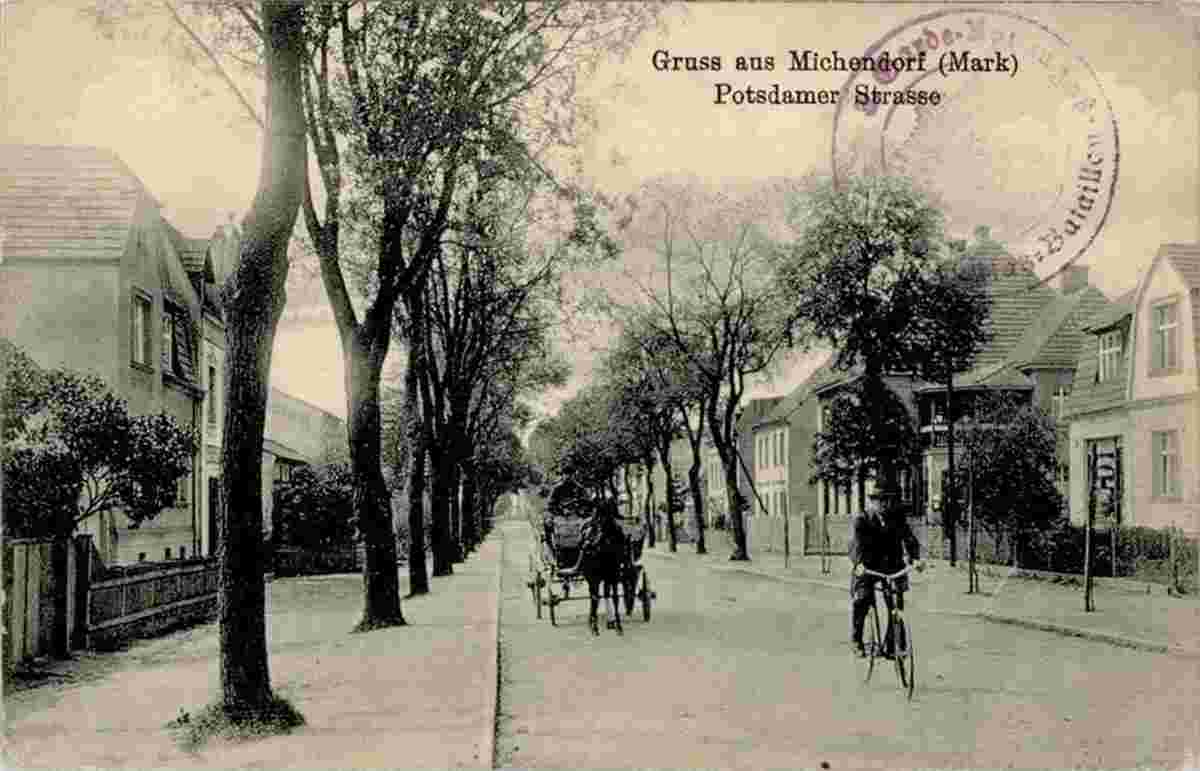 Michendorf. Potsdamer Straße, 1918