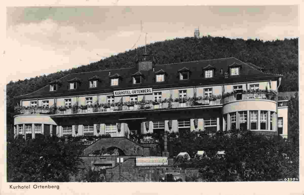 Marburg. Kurhotel Ortenberg, 1936
