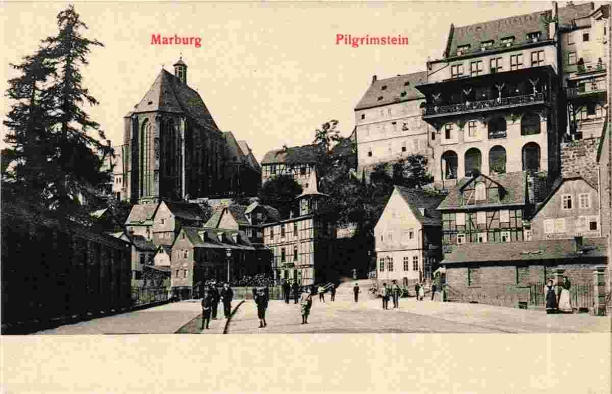 Marburg. Pilgrimstein