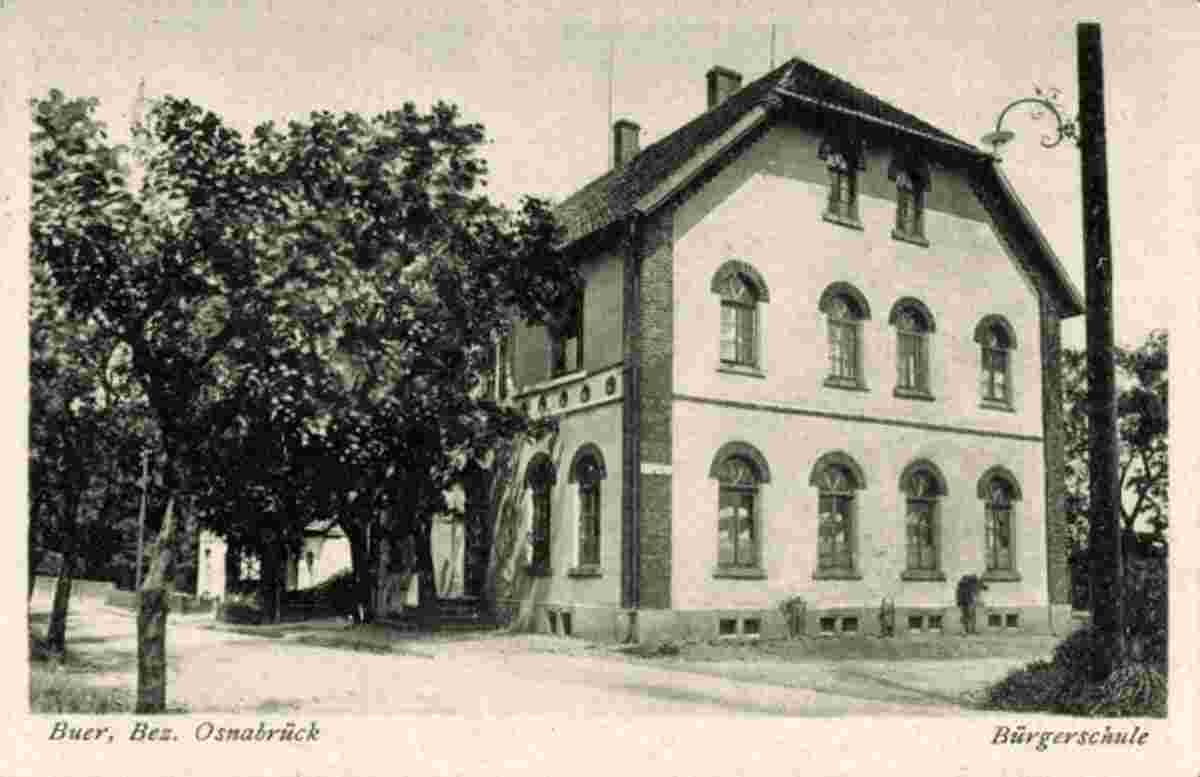 Melle. Bürgerschule, 1920