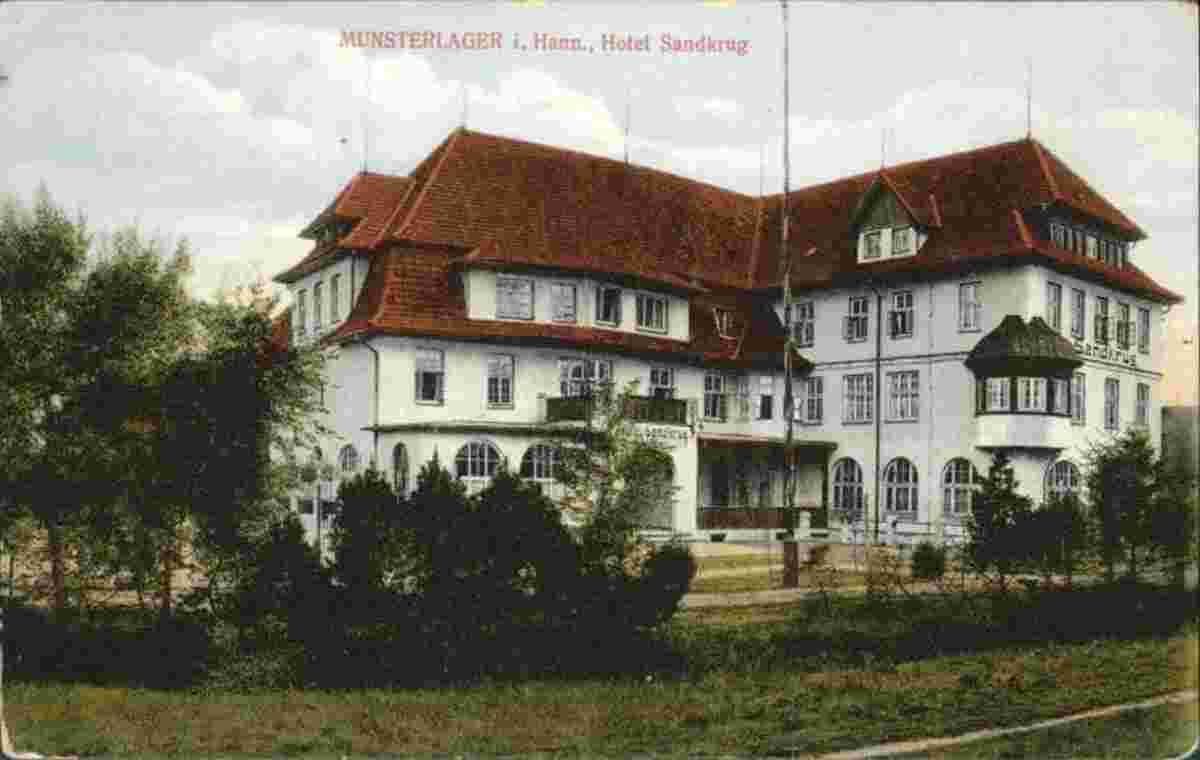 Munster. Hotel Sandkrug, 1916