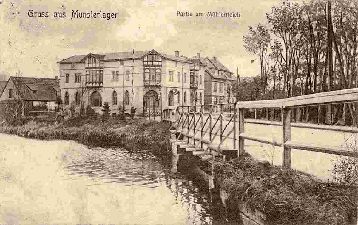 Munster. Mühlenteich, 1912