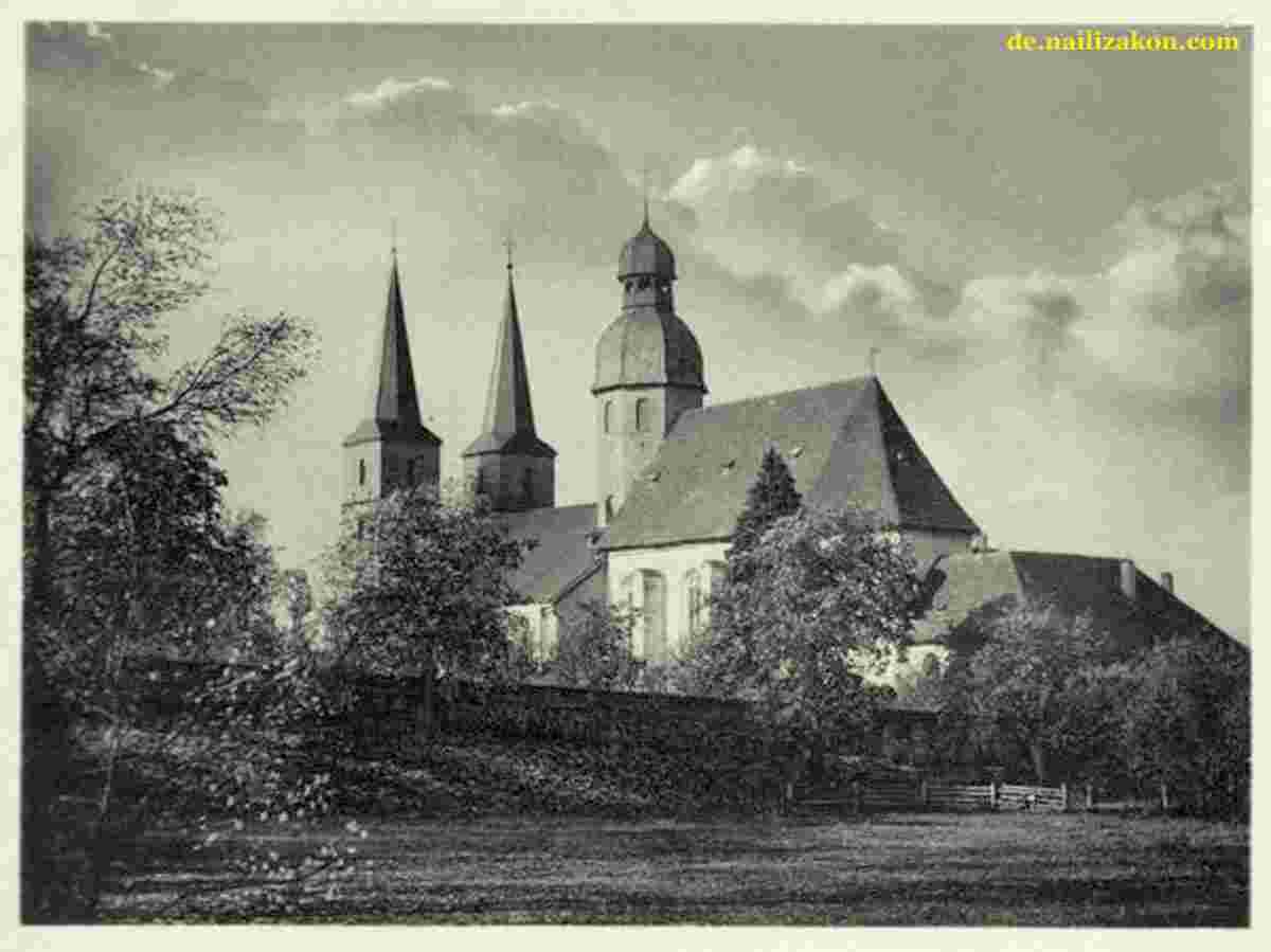 Marienmünster. Panorama Abteikirche