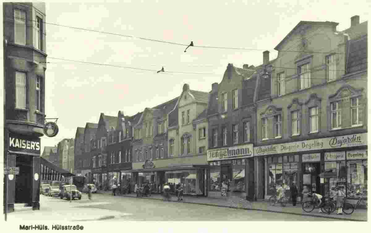 Marl. Hüls - Hülsstraße, um 1950s