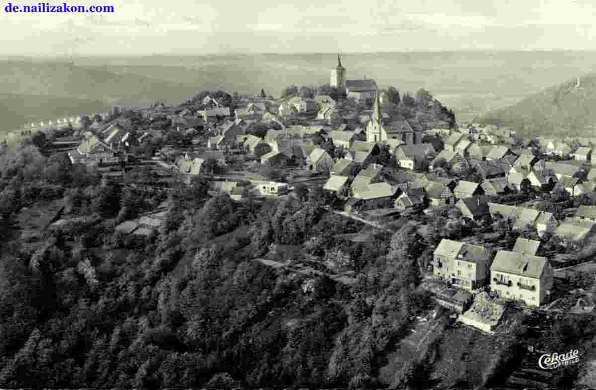 Marsberg. Panorama der Stadt, 1960