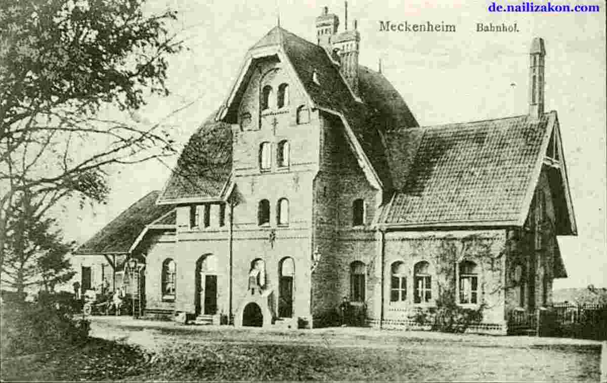 Meckenheim. Bahnhof