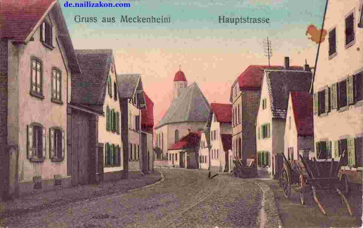 Meckenheim. Hauptstraße, 1919