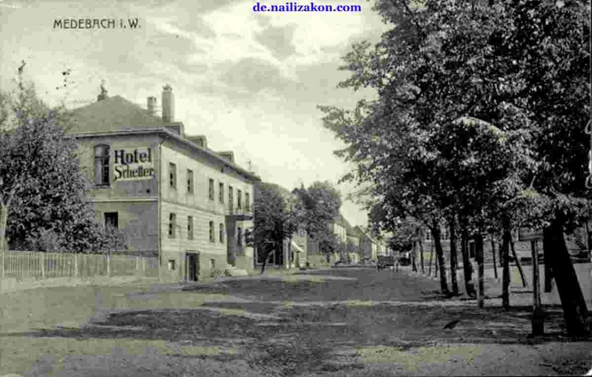 Medebach. Hotel Schetter, 1909