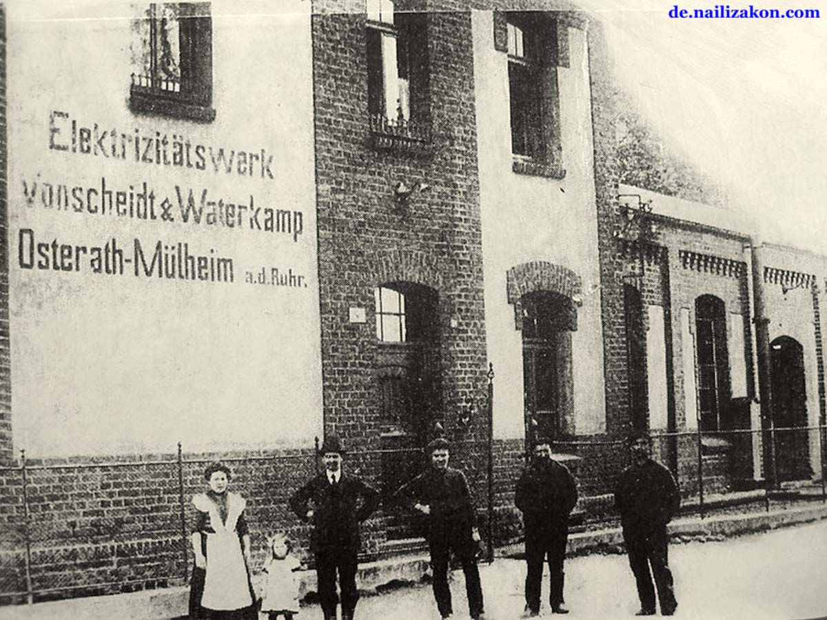 Meerbusch. Stadtteil Osterath - Das alte Elektrizitätswerk, 1902